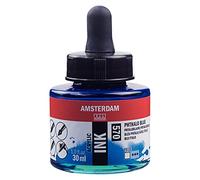 Flacon Encre Acrylique Acrylic Ink Amsterdam 30ml Bleu Phtalo