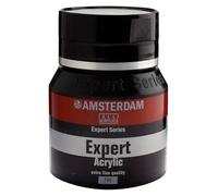 Amsterdam Expert Series Acrylic - Expert Series Oxide Noir 735 - Pot de 400 ml - Corps lourd - Très grande résistance à la lumière - Qualité professionnelle - Fournitures d'art
