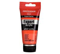 Royal Talens Amsterdam – Peinture acrylique Expert Vermillon 311 – Qualité pro – Tube 75 ml