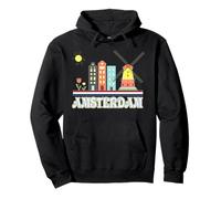 Amsterdam Holland Pays-Bas, Maisons néerlandaises avec Sweat à Capuche