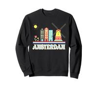 Amsterdam Holland Pays-Bas, Maisons néerlandaises avec Sweatshirt