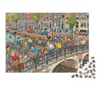Amsterdam Jordaan Canal Bridge Bell Ring Puzzle en Bois Imperméable Puzzles De 1000 Pièces pour Adultes Cadeaux Défi Et Casse-tête Jeux Éducatifs