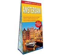 Amsterdam laminated map&guide 2in1 : guide et carte