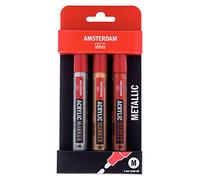 Amsterdam Lot de marqueurs métalliques en acrylique | 3 couleurs (17519004)
