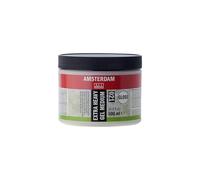 Amsterdam Mediums - Extra Heavy Gel Medium Gloss 021 - Pot de 500 ml - Ajoute du volume et de la dimension aux acryliques - Finition imperméable et transparente - Idéal pour les techniques mixtes.