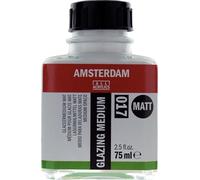 Amsterdam Mediums - Glazing Medium Matt 017 - Bouteille de 75 ml - Rehausse la peinture acrylique - Auto-nivelant, flexible, imperméable - Idéal pour les couches de glacis transparentes