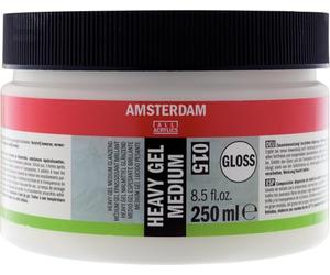 Amsterdam Mediums - Heavy Gel Medium Gloss 015-250 ml - Épaississeur pour peinture acrylique - Techniques mixtes - Rehausseur de couleur