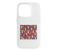 Amsterdam Netherlands Mushroom Vintage Souvenir Coque pour iPhone 14 Pro