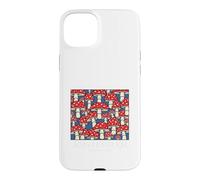 Amsterdam Netherlands Mushroom Vintage Souvenir Coque pour iPhone 15 Plus