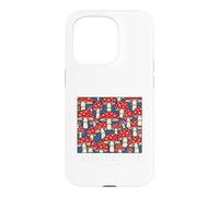Amsterdam Netherlands Mushroom Vintage Souvenir Coque pour iPhone 15 Pro