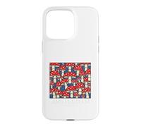 Amsterdam Netherlands Mushroom Vintage Souvenir Coque pour iPhone 15 Pro Max