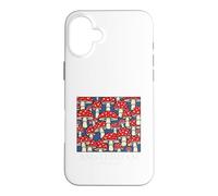 Amsterdam Netherlands Mushroom Vintage Souvenir Coque pour iPhone 16 Plus