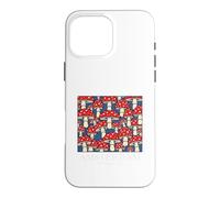 Amsterdam Netherlands Mushroom Vintage Souvenir Coque pour iPhone 16 Pro Max
