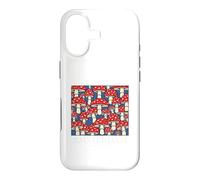 Amsterdam Netherlands Mushroom Vintage Souvenir Coque pour iPhone 17