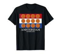 Amsterdam Netherlands Stroopwafel Foodie Vintage Souvenir T-Shirt