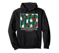 Amsterdam Netherlands Tulip Vintage Souvenir Sweat à Capuche