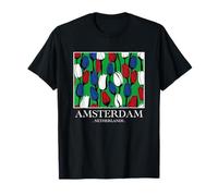 Amsterdam Netherlands Tulip Vintage Souvenir T-Shirt