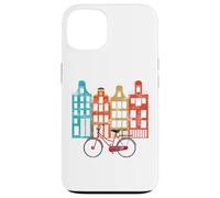 Amsterdam Patrimoine Culturel Patrimoine Europe Voyage Vélo Coque pour iPhone 13