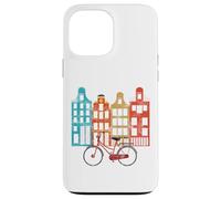 Amsterdam Patrimoine Culturel Patrimoine Europe Voyage Vélo Coque pour iPhone 13 Pro Max