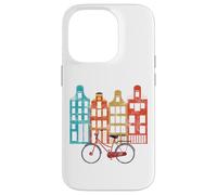 Amsterdam Patrimoine Culturel Patrimoine Europe Voyage Vélo Coque pour iPhone 14 Pro