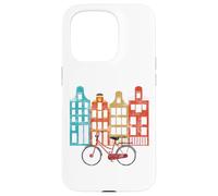 Amsterdam Patrimoine Culturel Patrimoine Europe Voyage Vélo Coque pour iPhone 15 Pro
