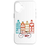 Amsterdam Patrimoine Culturel Patrimoine Europe Voyage Vélo Coque pour iPhone 16 Plus