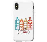 Amsterdam Patrimoine Culturel Patrimoine Europe Voyage Vélo Coque pour iPhone X/XS