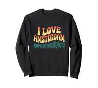 Amsterdam Pays-Bas Hollande Sight I Love Amsterdam Sweatshirt