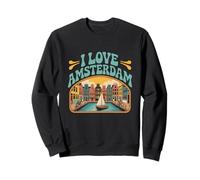 Amsterdam Pays-Bas Hollande Sight I Love Amsterdam Sweatshirt