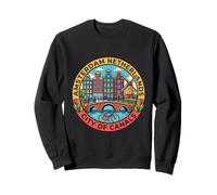 Amsterdam Pays-Bas Voyage Souvenir Ville Cadeau Sweatshirt