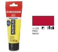 Royal Talens Amsterdam – Peinture acrylique Standard Series – Tube 120 ml – Carmin 318