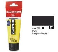 Royal Talens Amsterdam – Peinture acrylique – Couleur Lampe Noir – Tube 120 ml