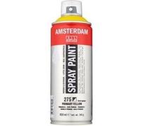 Amsterdam - Peinture en spray - peinture à base d'eau - jaune primaire - semi-opaque - 400 ml G