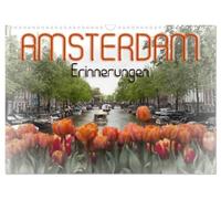 AMSTERDAM souvenirs, Version française (Calendrier mural 2026 DIN A3 portrait), Calendrier CALVENDO mensuel