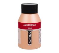 Amsterdam Standard Series Acrylic - 1000 ml Jaune de Naples Rouge 224 - Haute résistance à la lumière - Opaque Viscosité moyenne - Finition satinée - Formule durable à base d'eau
