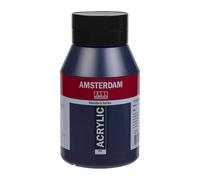 Amsterdam Standard Series Acrylic Jar 1000 ml - Bleu de Prusse (phtalo) 566 - Peinture acrylique de qualité supérieure résistante à la lumière avec finition satinée pour artistes