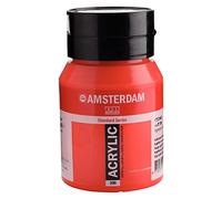 Amsterdam acrylique couleur 500ml bouteille naphtol rouge moyen talens 477682 Rouge G