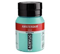 Royal Talens Amsterdam – Peinture acrylique 661 Vert turquoise – Pot de 500 ml