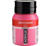 Pot peinture acrylique 500ml Amsterdam rose quinacridone