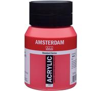 Amsterdam Standard Series peinture acrylique bouteille 500 ml rouge transparent moyen 317