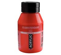 Amsterdam Standard Series Peinture acrylique Rouge naphtol moyen 396, tube de 1000 ml, semi-opaque, grande résistance à la lumière, viscosité moyenne