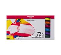 Amsterdam Standard Series Set de Peinture Acrylique pour Débutants | Set d'Essai (72 x 20 ml) | Sélection de Couleurs de Base