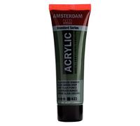 Amsterdam Tube de peinture acrylique Standard Series - Vert olive foncé 622-20 ml - Opaque - Excellente résistance à la lumière - Pigments de haute qualité - Polyvalent - Application lisse