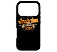 Amsterdam War Meine Idée pour Les Voyageurs urbains et Les vacanciers. Coque pour iPhone 17 Pro