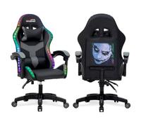 Amstrad LED Pixel Fauteuil Gaming Ecran LED Bluetooth 366 Effets