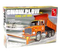 AMT 1:25 Ford LNT-8000 Snow Plow - Kit de modélisme - 31,8 cm - 12 ans et plus - Plus de 300 pièces détaillées, chasse-neige détaillé, décals améliorés, pneus camion en vinyle