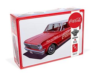 AMT 1963 Chevy II Nova Wagon w/Crates Coke Kit de maquette à l'échelle 1/25
