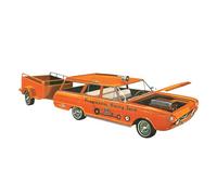 AMT 1963 Chevy II Station Wagon avec remorque Échelle 1:25