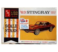 AMT Amt1112 Corvette Stingray Hardtop, 1:32 1963, Multi