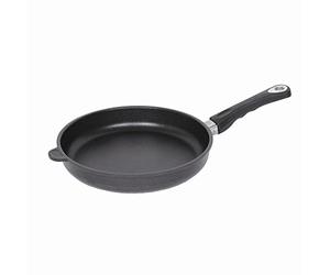 AMT Gastroguss 2059563 Poêle à Frire Plat Rond Fonte d'Aluminium Noir/Gris 28 x 23 x 5 cm